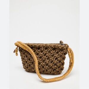 New ZARA WOMAN NWT SS25 ROPE SHOULDER BAG 6512/510/202